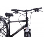 Trekingový bicykel Pánsky 28 Fuzlu Moun Escape 10 AMT Hliníkový 19" matný, čierny